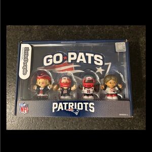 Fisher-Price Little People Collector NFL New England Patriots Football- New!